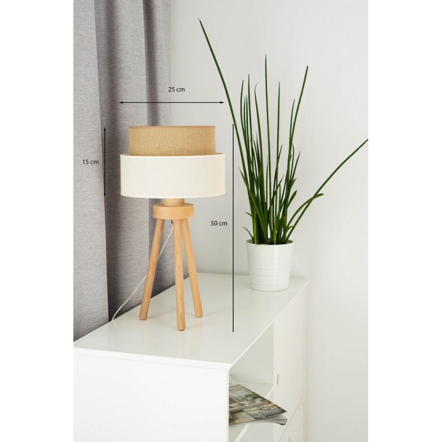 Brilagi - LED Stolná lampa BOHO STYLE 1xE27/15W/230V