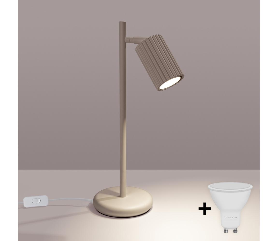Brilagi - LED stolná lampa CRESTO 1xGU10/10W/230V taupe BR.1770