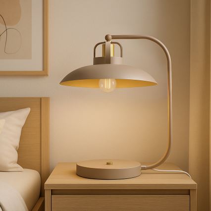 Brilagi - LED Stolná lampa FLAMENGO 1xE27/60W/230V béžová