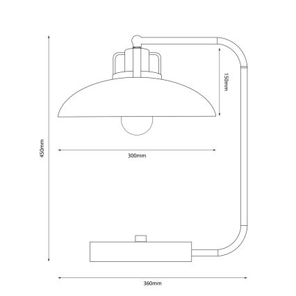 Brilagi - LED Stolná lampa FLAMENGO 1xE27/60W/230V béžová