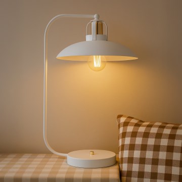 Brilagi - LED Stolná lampa FLAMENGO 1xE27/60W/230V biela