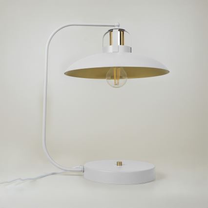 Brilagi - LED Stolná lampa FLAMENGO 1xE27/60W/230V biela