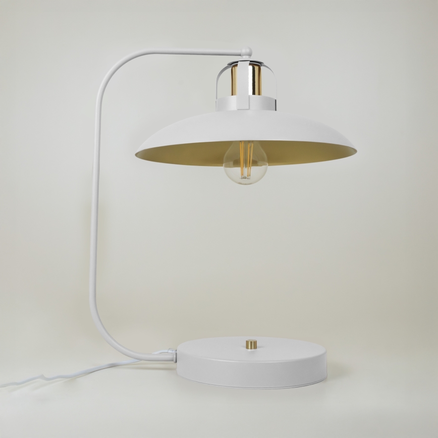 Brilagi - LED Stolná lampa FLAMENGO 1xE27/60W/230V biela