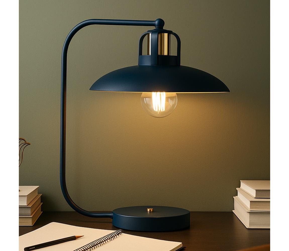 Brilagi - LED Stolná lampa FLAMENGO 1xE27/60W/230V modrá BG72376