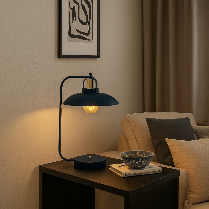 Brilagi - LED Stolná lampa FLAMENGO 1xE27/60W/230V modrá