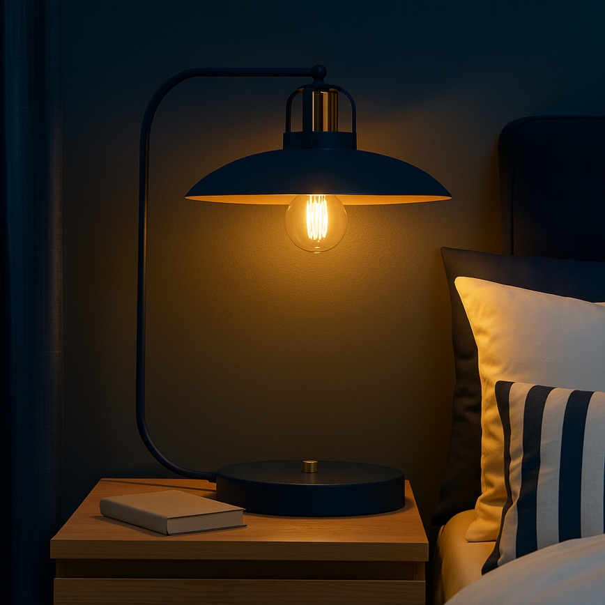 Brilagi - LED Stolná lampa FLAMENGO 1xE27/60W/230V modrá