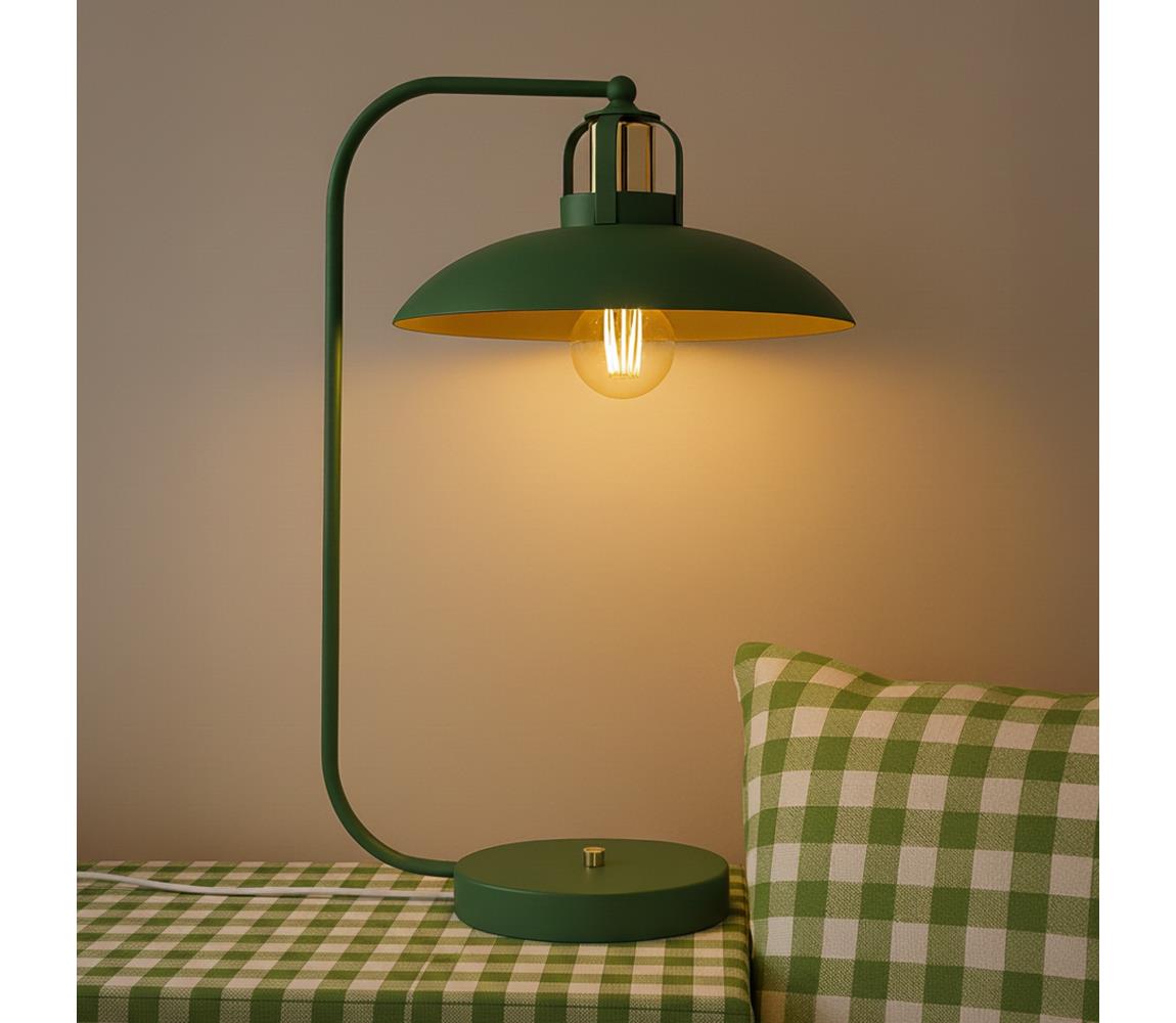 Brilagi - LED Stolná lampa FLAMENGO 1xE27/60W/230V zelená BG72381
