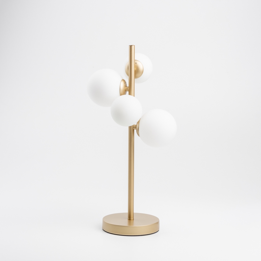 Brilagi - LED Stolná lampa MILLA 4xG9/3W/230V zlatá/biela