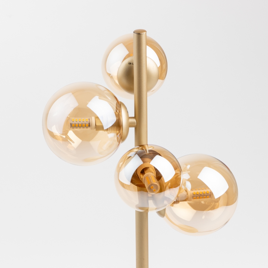 Brilagi - LED Stolná lampa MILLA 4xG9/3W/230V zlatá