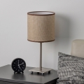 Brilagi - LED Stolná lampa NUBILA 1xE27/60W/230V hnedá