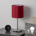 Brilagi - LED stolná lampa NUBILA 1xE27/60W/230V pompejská červená
