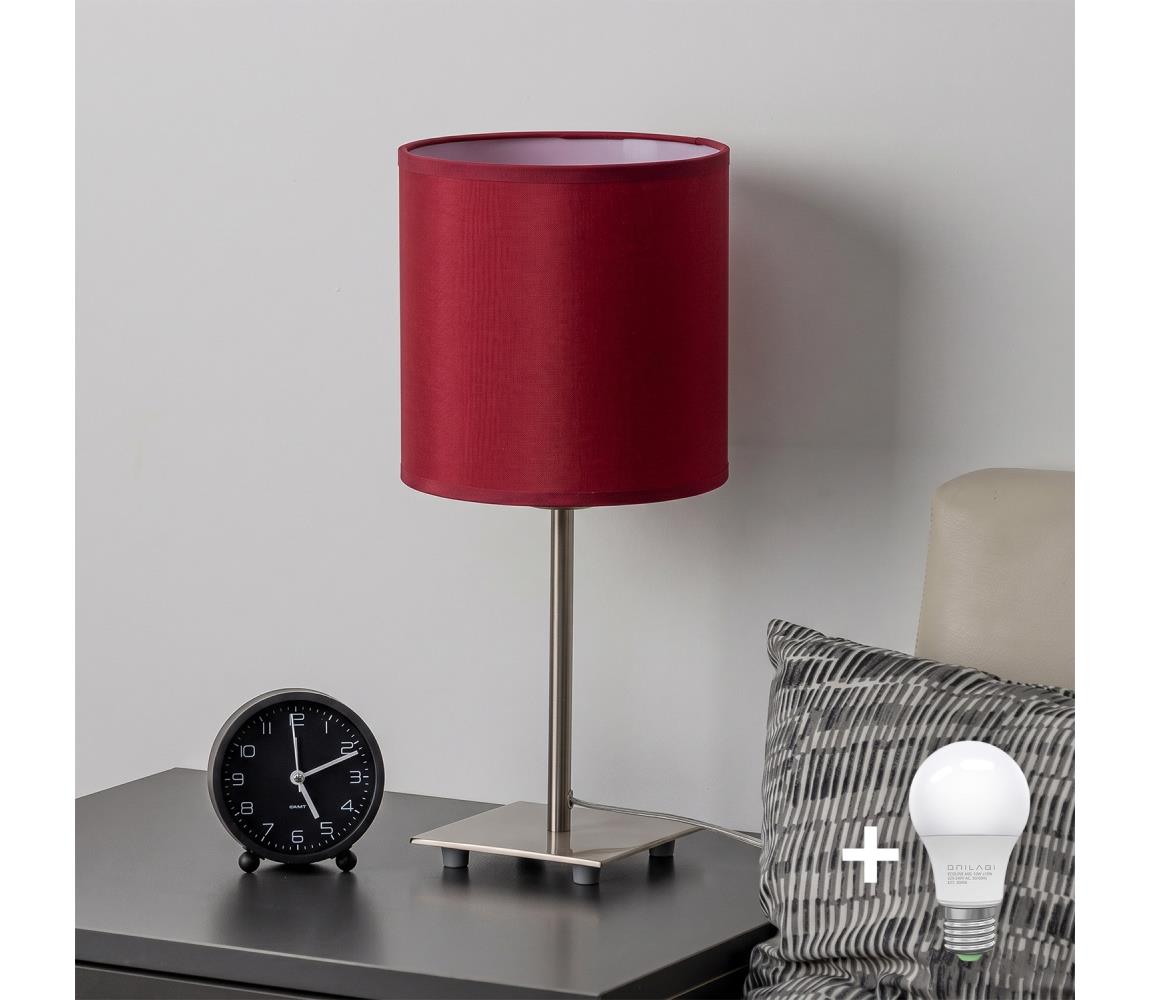 Brilagi - LED stolná lampa NUBILA 1xE27/60W/230V pompejská červená EG32509+BG1579