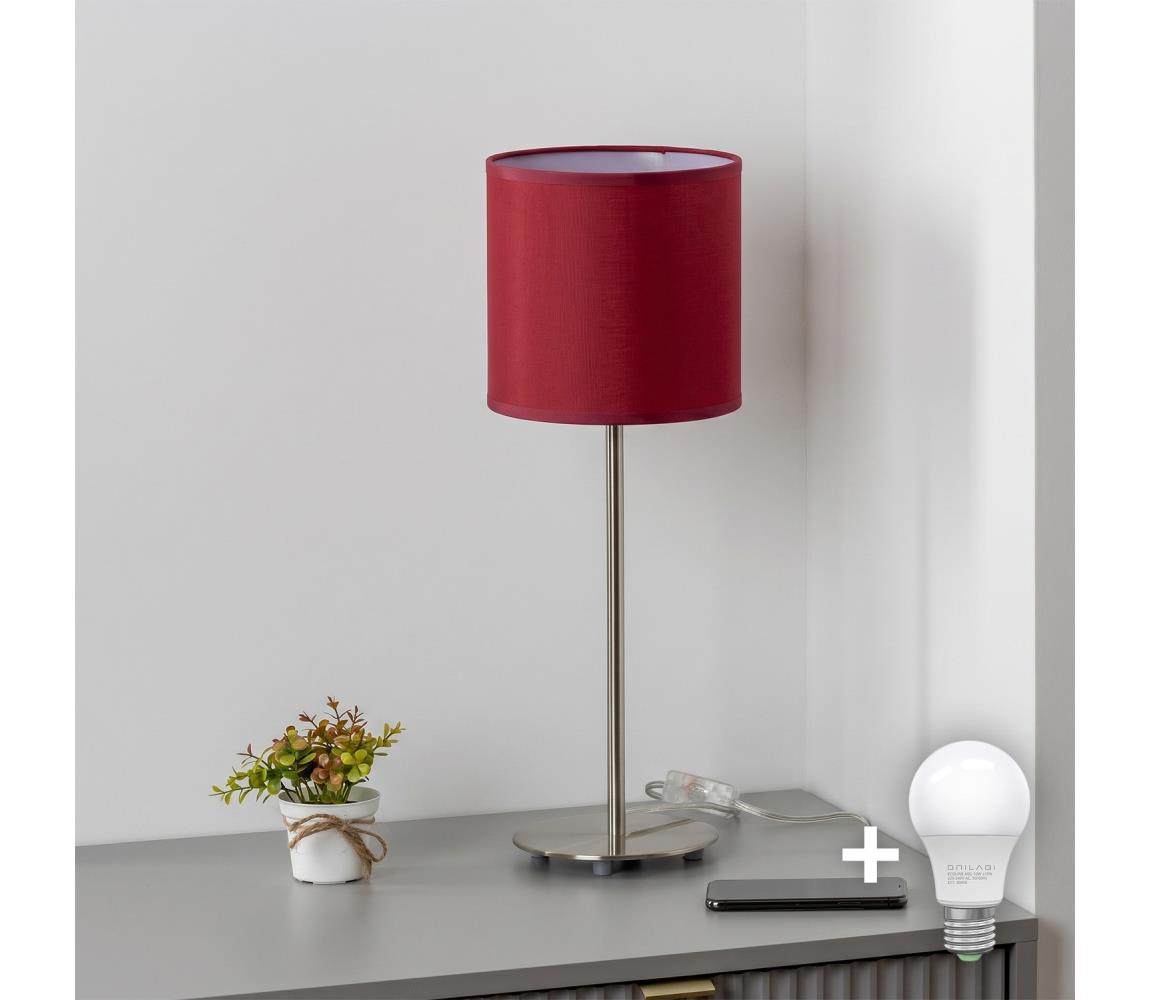 Brilagi - LED stolná lampa NUBILA 1xE27/60W/230V pompejská červená EG32512+BG1579