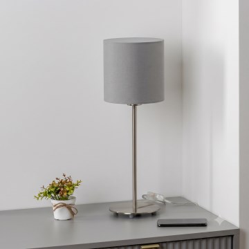 Brilagi - LED stolná lampa NUBILA 1xE27/60W/230V svetlosivá