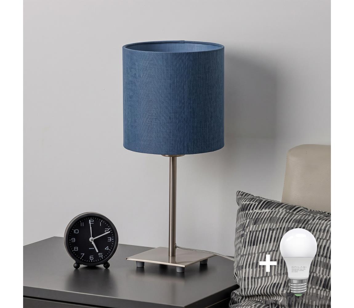 Brilagi - LED stolná lampa NUBILA 1xE27/60W/230V tmavomodrá EG32509+BG1575