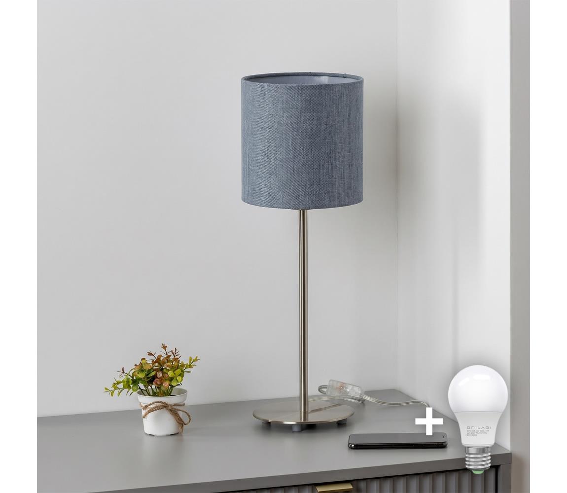 Brilagi - LED stolná lampa NUBILA 1xE27/60W/230V tmavomodrá EG32512+BG1575