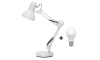 Brilagi - LED Stolná lampa ROMERO 1xE27/10W/230V biela