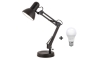 Brilagi - LED Stolná lampa ROMERO 1xE27/10W/230V čierna
