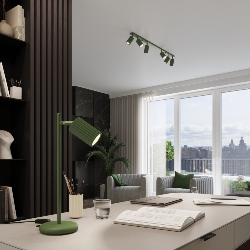 Brilagi - LED stolová lampa CRESTO 1xGU10/10W/230V zelená