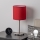 Brilagi - LED Stolová lampa NUBILA 1xE27/60W/230V červená