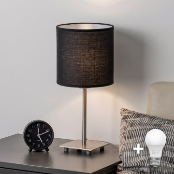 Brilagi - LED stolová lampa NUBILA 1xE27/60W/230V čierna