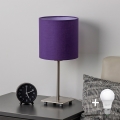 Brilagi - LED Stolová lampa NUBILA 1xE27/60W/230V fialová