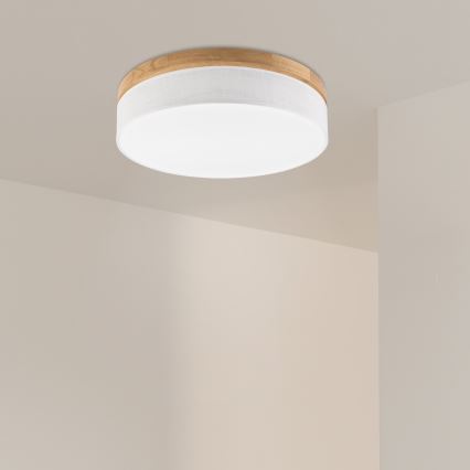 Brilagi - LED Stropná lampa BELLADONNA LED/36W/230V pr. 50 cm biela/dub