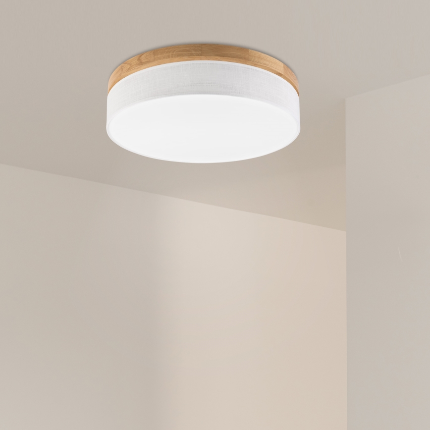 Brilagi - LED Stropná lampa BELLADONNA LED/36W/230V pr. 50 cm biela/dub