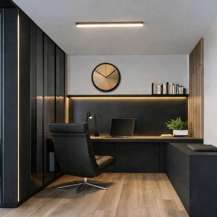 Brilagi - LED stropné prisadené svietidlo FULLDAY LED/10/15/20W/230V 2700/4000/6000K 60 cm čierne
