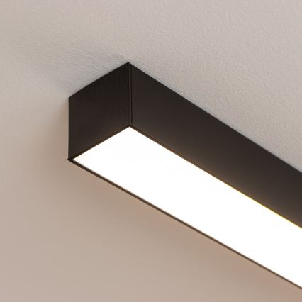 Brilagi - LED stropné prisadené svietidlo FULLDAY LED/10/15/20W/230V 2700/4000/6000K 60 cm UGR19 čierna