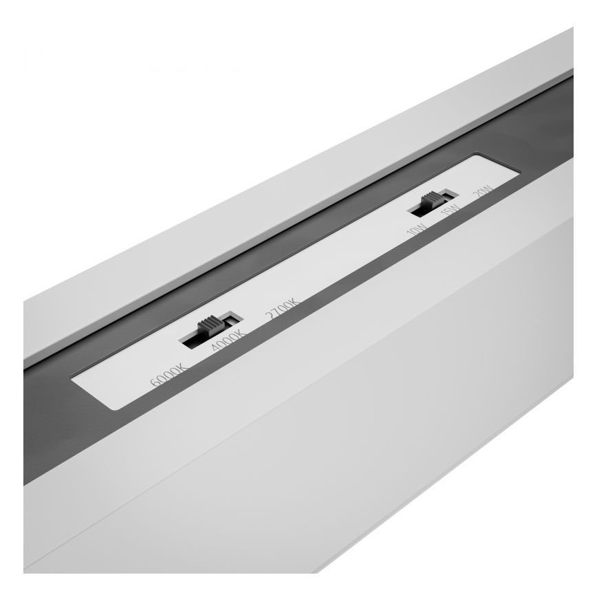 Brilagi - prisadené stropné LED svietidlo FULLDAY LED/20/30/40W/230V 2700/4000/6000K 120 cm UGR19 biela