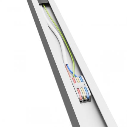 Brilagi - prisadené stropné LED svietidlo FULLDAY LED/20/30/40W/230V 2700/4000/6000K 120 cm UGR19 biela