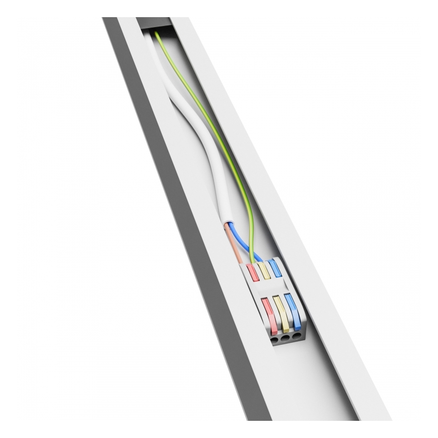 Brilagi - prisadené stropné LED svietidlo FULLDAY LED/20/30/40W/230V 2700/4000/6000K 120 cm UGR19 biela