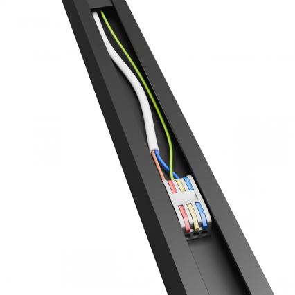 Brilagi - LED stropné prisadené svietidlo FULLDAY LED/20/30/40W/230V 2700/4000/6000K 120 cm UGR19 čierna