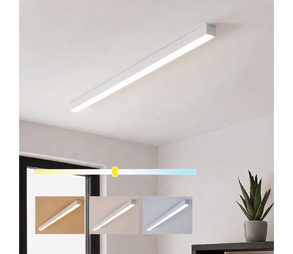 Brilagi - LED stropné prisadené svietidlo FULLDAY LED/30/40/50W/230V 2700/4000/6000K biela BG47316CCT_PW