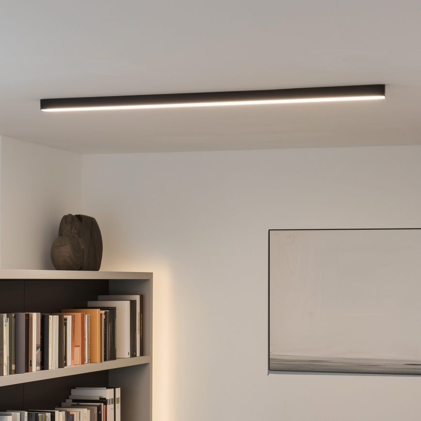 Brilagi - LED prisadené stropné svietidlo FULLDAY LED/30/40/50W/230V 2700/4000/6000K 150 cm čierne