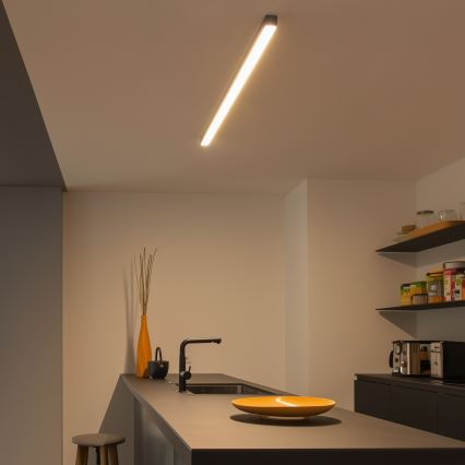 Brilagi - LED prisadené stropné svietidlo FULLDAY LED/30/40/50W/230V 2700/4000/6000K 150 cm čierne
