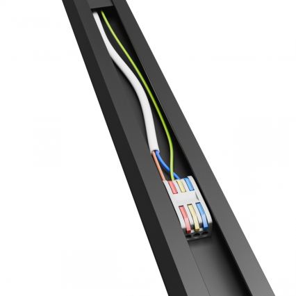 Brilagi - LED prisadené stropné svietidlo FULLDAY LED/30/40/50W/230V 2700/4000/6000K 150 cm čierne