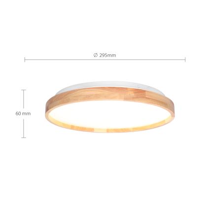 Brilagi - LED Stropné svietidlo ALSON LED/24W/230V dub