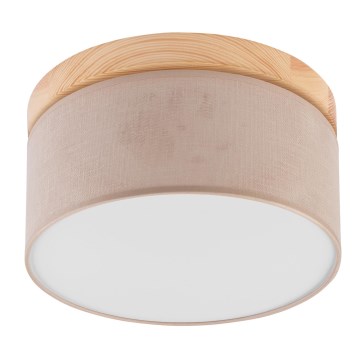 Brilagi - LED Stropné svietidlo BELLADONNA 1xE27/15W/230V pr. 30 cm béžová/borovica