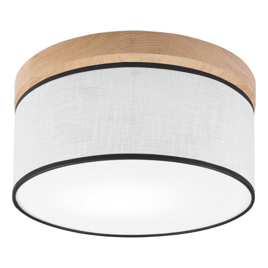 Brilagi - LED Stropné svietidlo BELLADONNA 1xE27/15W/230V pr. 30 cm biela/dub
