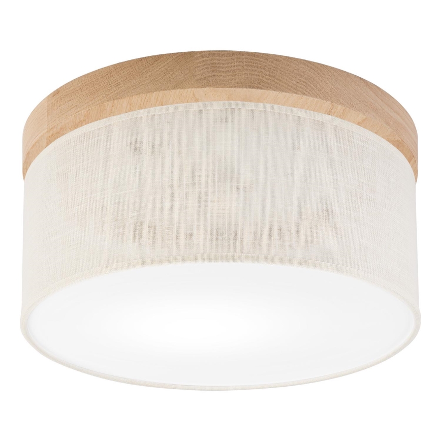Brilagi - LED Stropné svietidlo BELLADONNA 1xE27/15W/230V pr. 30 cm krémová/dub