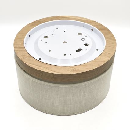 Brilagi - LED Stropné svietidlo BELLADONNA 1xE27/15W/230V pr. 30 cm krémová/dub