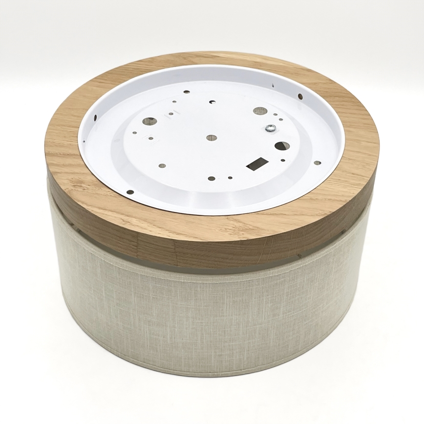Brilagi - LED Stropné svietidlo BELLADONNA 1xE27/15W/230V pr. 30 cm krémová/dub