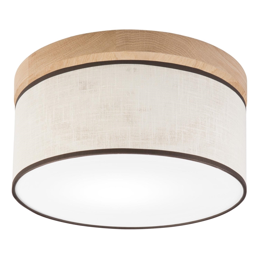 Brilagi - LED Stropné svietidlo BELLADONNA 1xE27/15W/230V pr. 30 cm krémová/dub