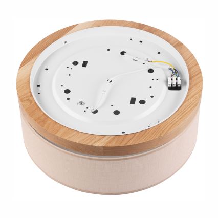 Brilagi - LED Stropné svietidlo BELLADONNA 2xE27/15W/230V pr. 40 cm béžová/dub