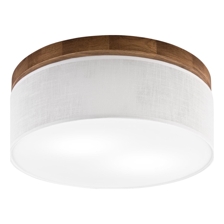 Brilagi - LED Stropné svietidlo BELLADONNA 2xE27/15W/230V pr. 40 cm biela/dub čerešňa