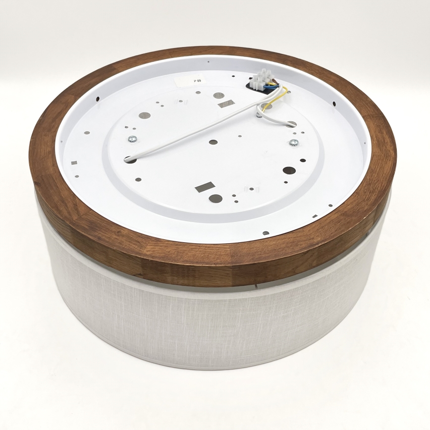 Brilagi - LED Stropné svietidlo BELLADONNA 2xE27/15W/230V pr. 40 cm biela/dub čerešňa