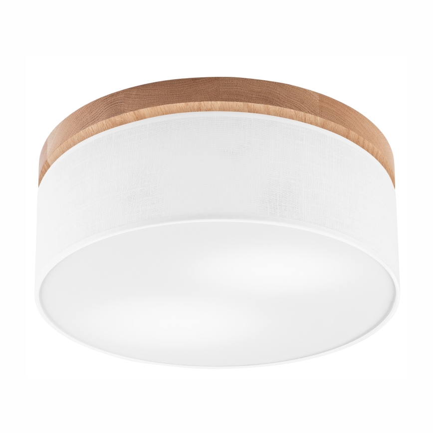 Brilagi - LED Stropné svietidlo BELLADONNA 2xE27/15W/230V pr. 40 cm biela/dub