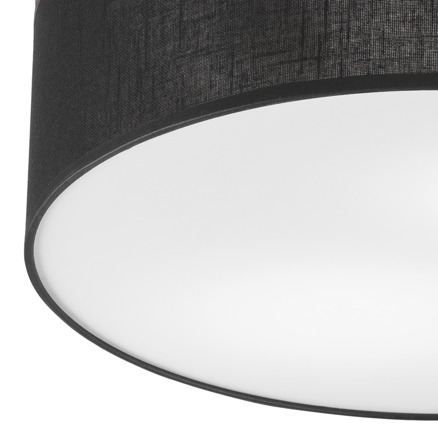Brilagi - LED Stropné svietidlo BELLADONNA 2xE27/15W/230V pr. 40 cm čierna/dub